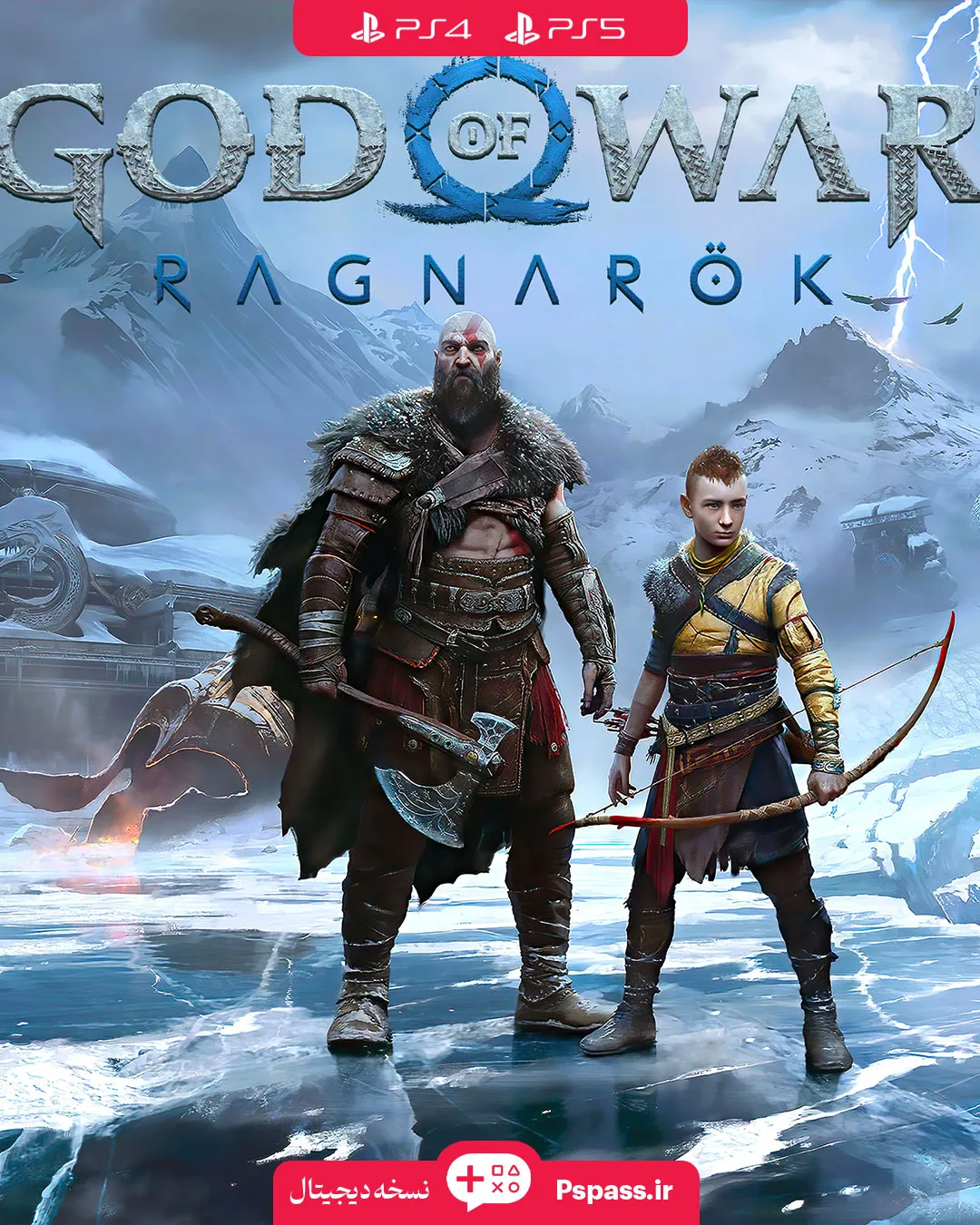 خرید اکانت قانونی PS5 God of War Ragnarok